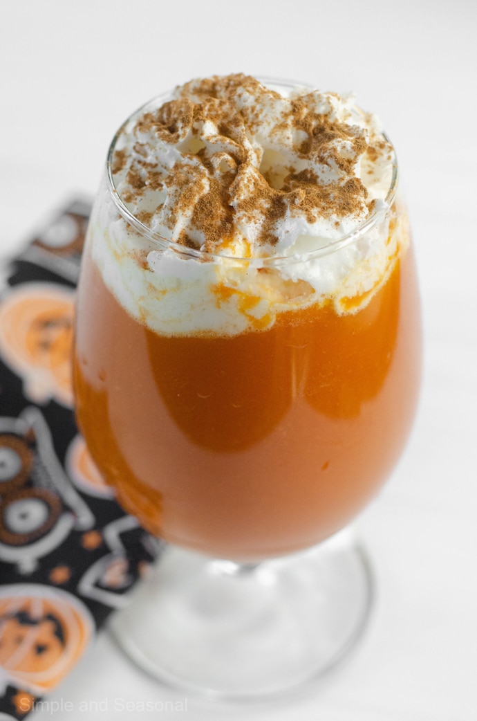 Pumpkin Pie Punch - Simple and Seasonal -Easy Holiday Punch Recipe