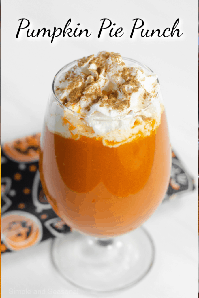 If you're looking for a way to bring some fun color and delicious flavor to the table for Halloween or Thanksgiving this year, you've got to try this Pumpkin Pie Punch!  via @nmburk