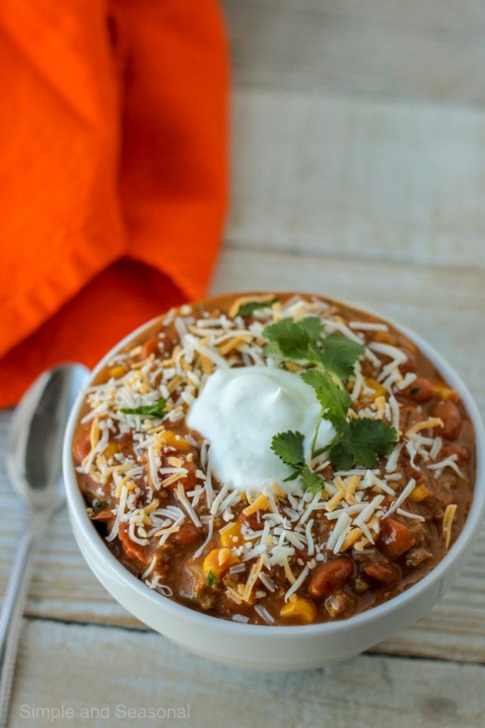 Crockpot Express Taco Soup Simple and Seasonal