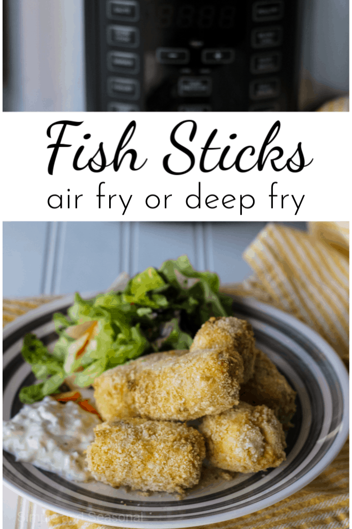 Skip the processed "stuff" in the freezer aisle and make your own hearty and delicious homemade fish sticks! These are great for kids and adults alike, with instructions for air frying or deep frying!  via @nmburk