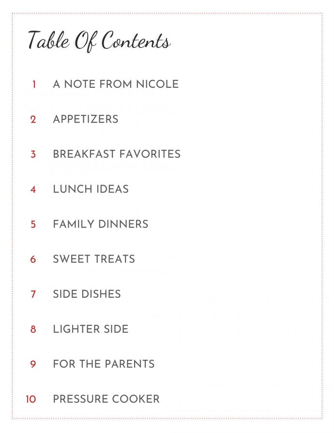 Create a holiday cookbook for your favorite family recipes!