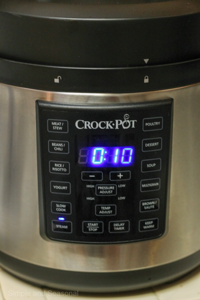 My crockpot express wont pressurise. There is a lot of steam