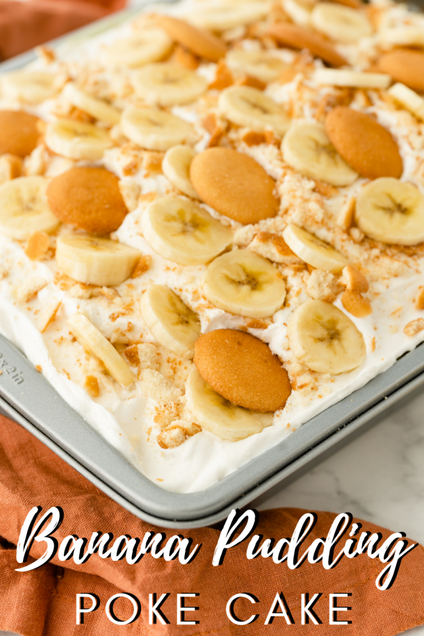 Banana Pudding Poke Cake - Simple and Seasonal