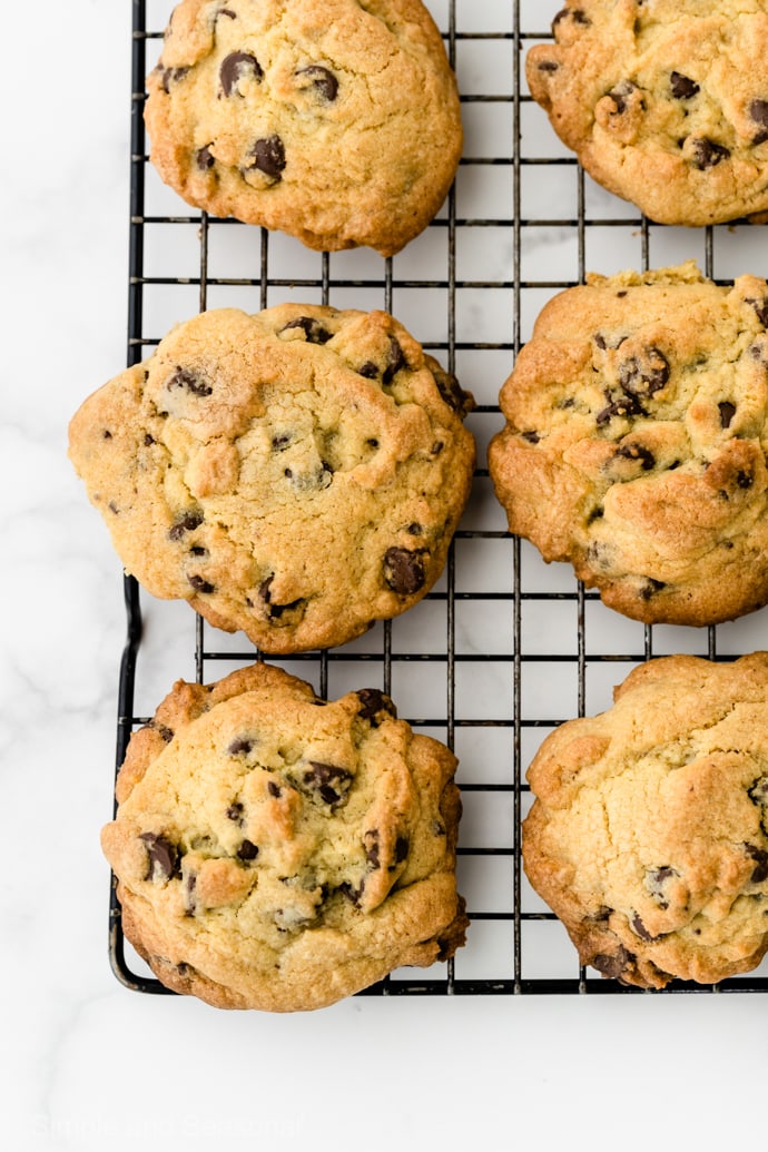 cookies on a cooling rack