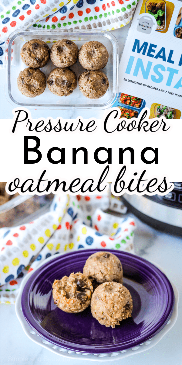 Banana Oatmeal Bites are a lighter snack that will satisfy any sweet tooth!  via @nmburk