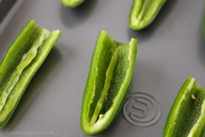 closeup of a jalapeno with the seeds removed