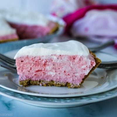 Strawberry Mousse Pie: no bake dessert - Simple and Seasonal