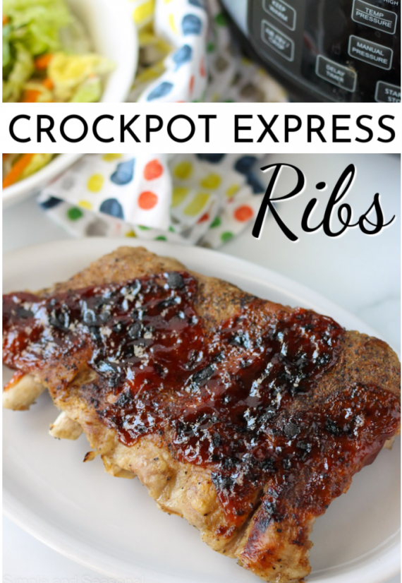 Crockpot Express Ribs Simple and Seasonal