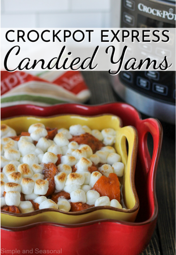 Crockpot Express Candied Yams Simple and Seasonal