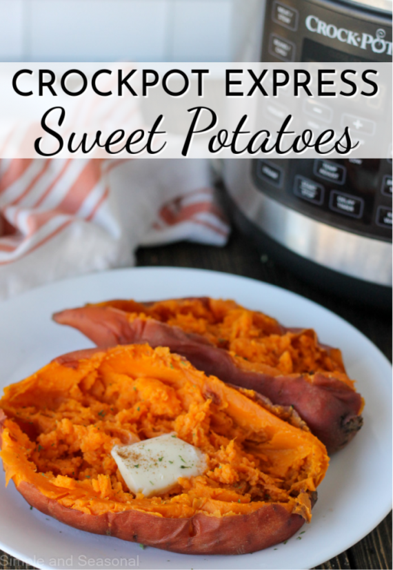 Crockpot Express Sweet Potatoes Simple and Seasonal
