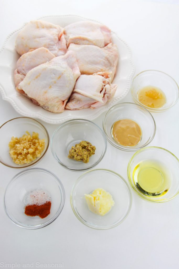 honey mustard chicken thigh ingredients