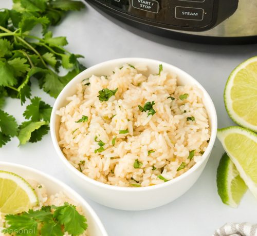 Slow Cooker Rice Recipe with Cilantro • A Weekend Cook®