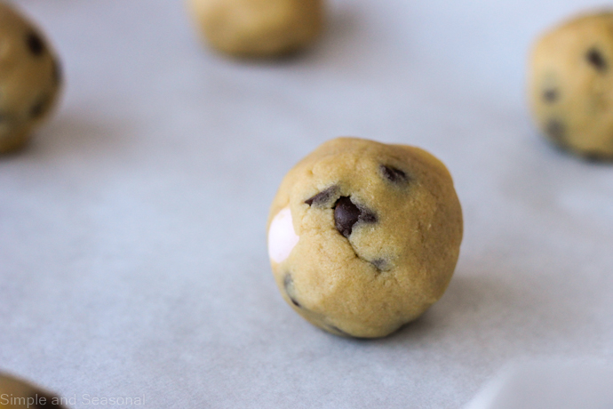 cookie dough ball