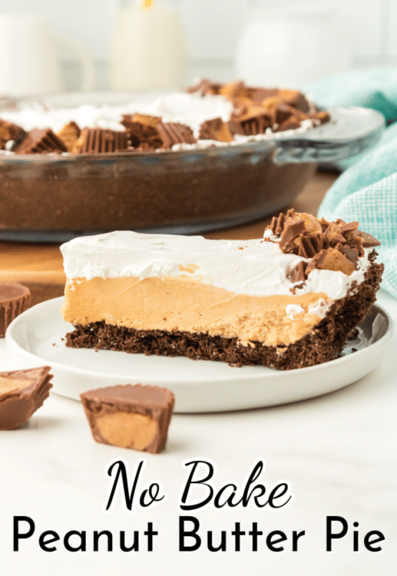 No Bake Peanut Butter Pie - Simple and Seasonal