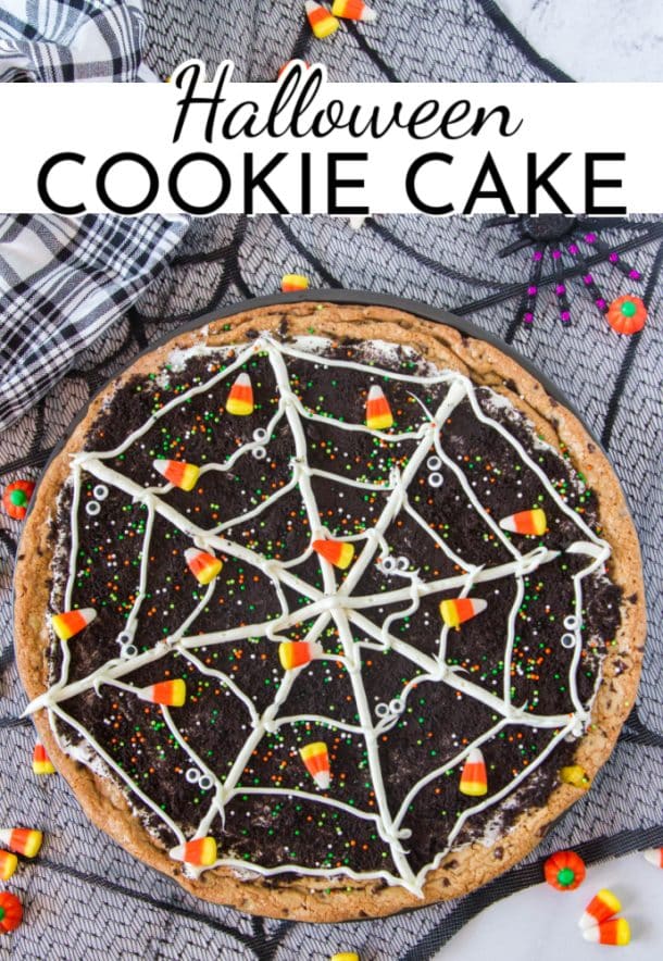 Cookie Cake Halloween
 Halloween Giant Cookie Cake Simple and Seasonal