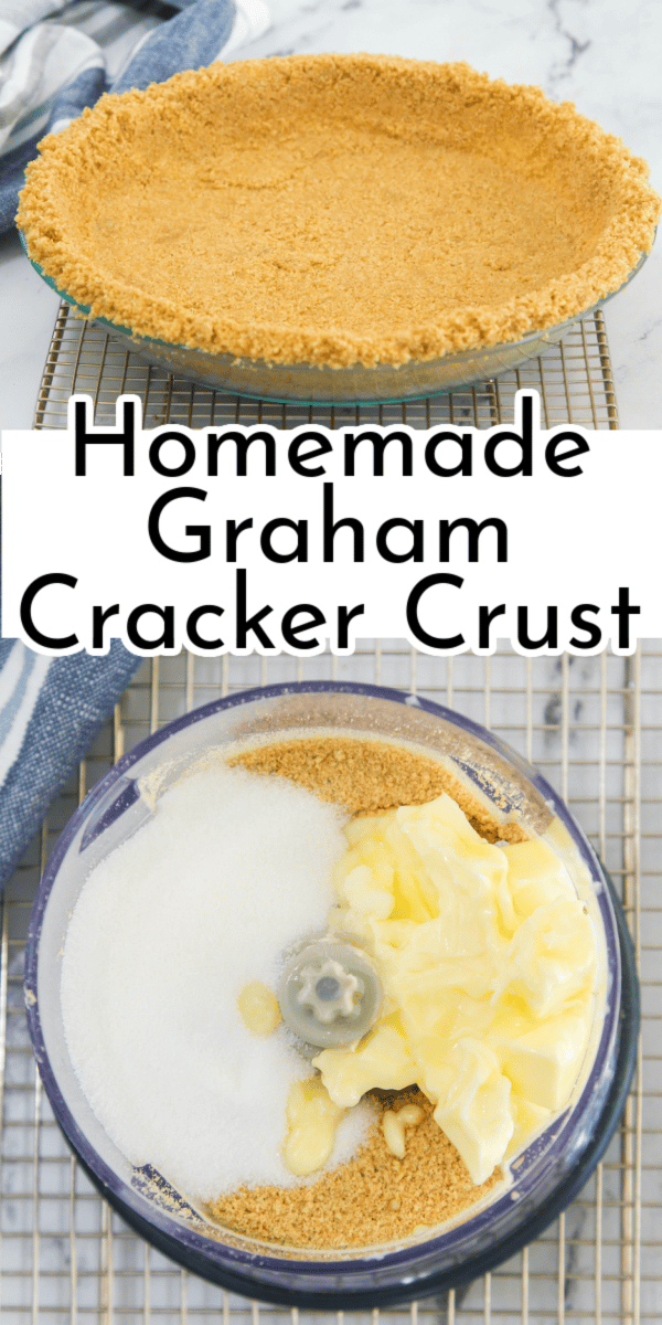 Skip the store bought crusts and make this buttery and delicious no bake Graham Cracker Crust instead! via @nmburk