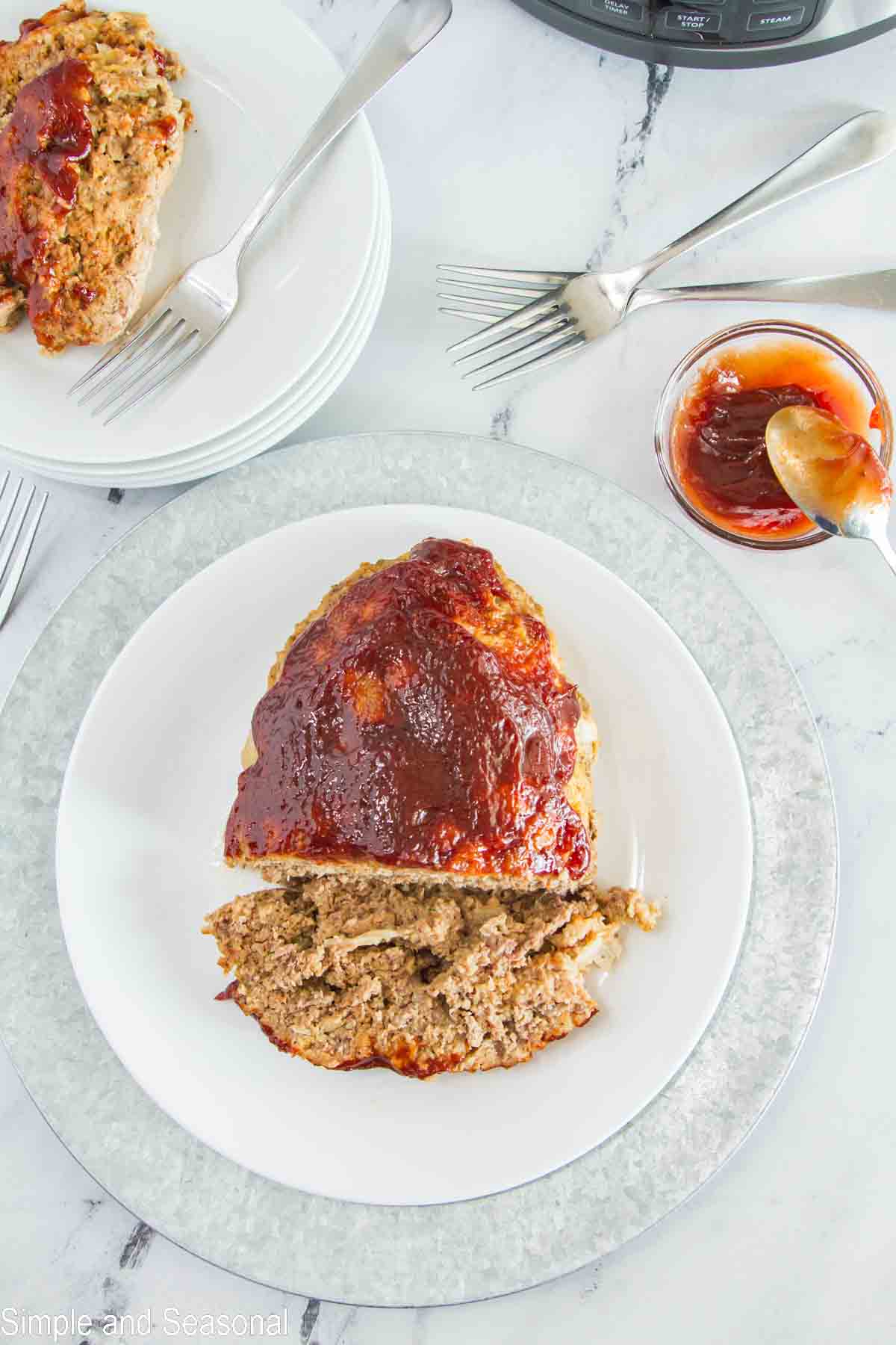 Crockpot Express Meatloaf Simple and Seasonal