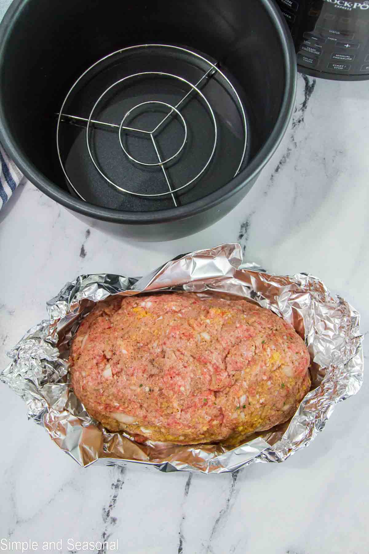 Crockpot Express Meatloaf - Simple and Seasonal