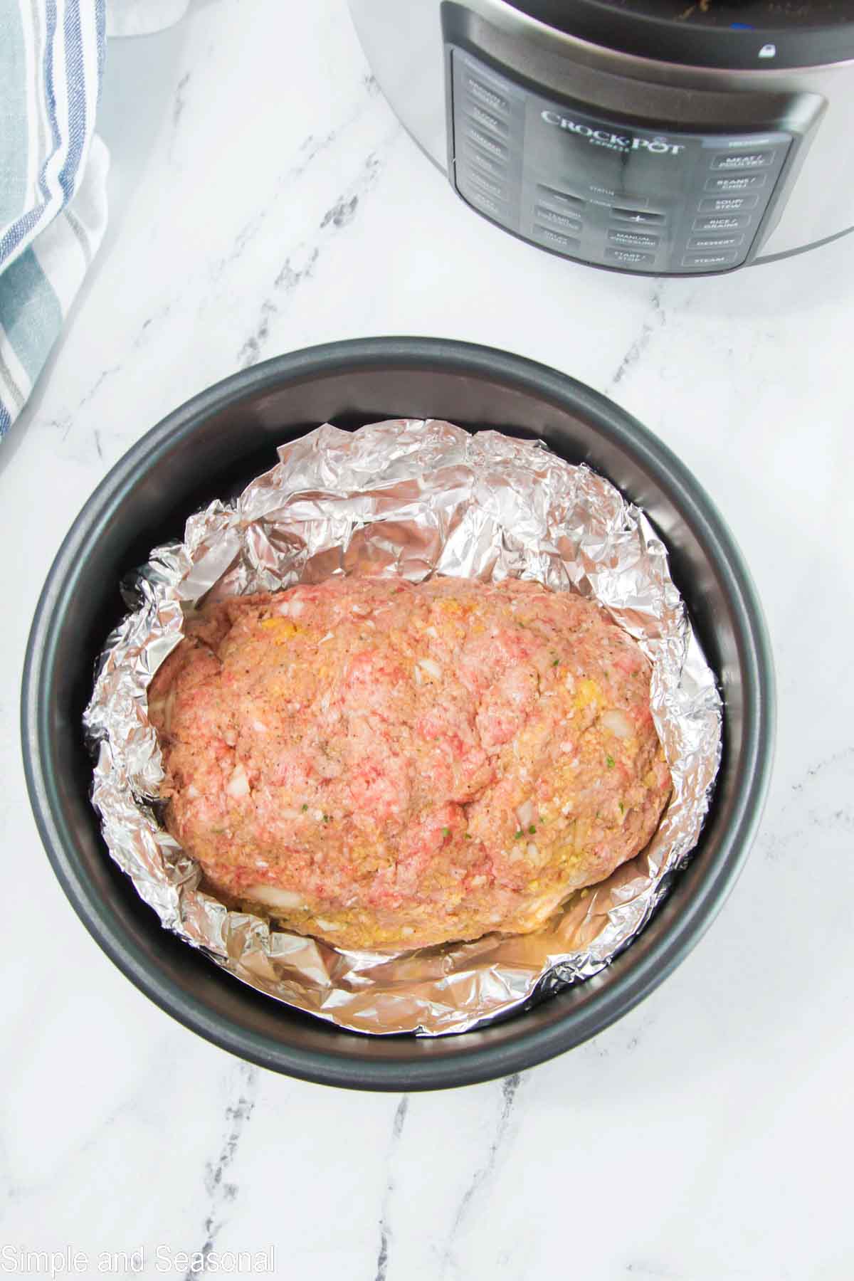 Crockpot Express Meatloaf Simple and Seasonal
