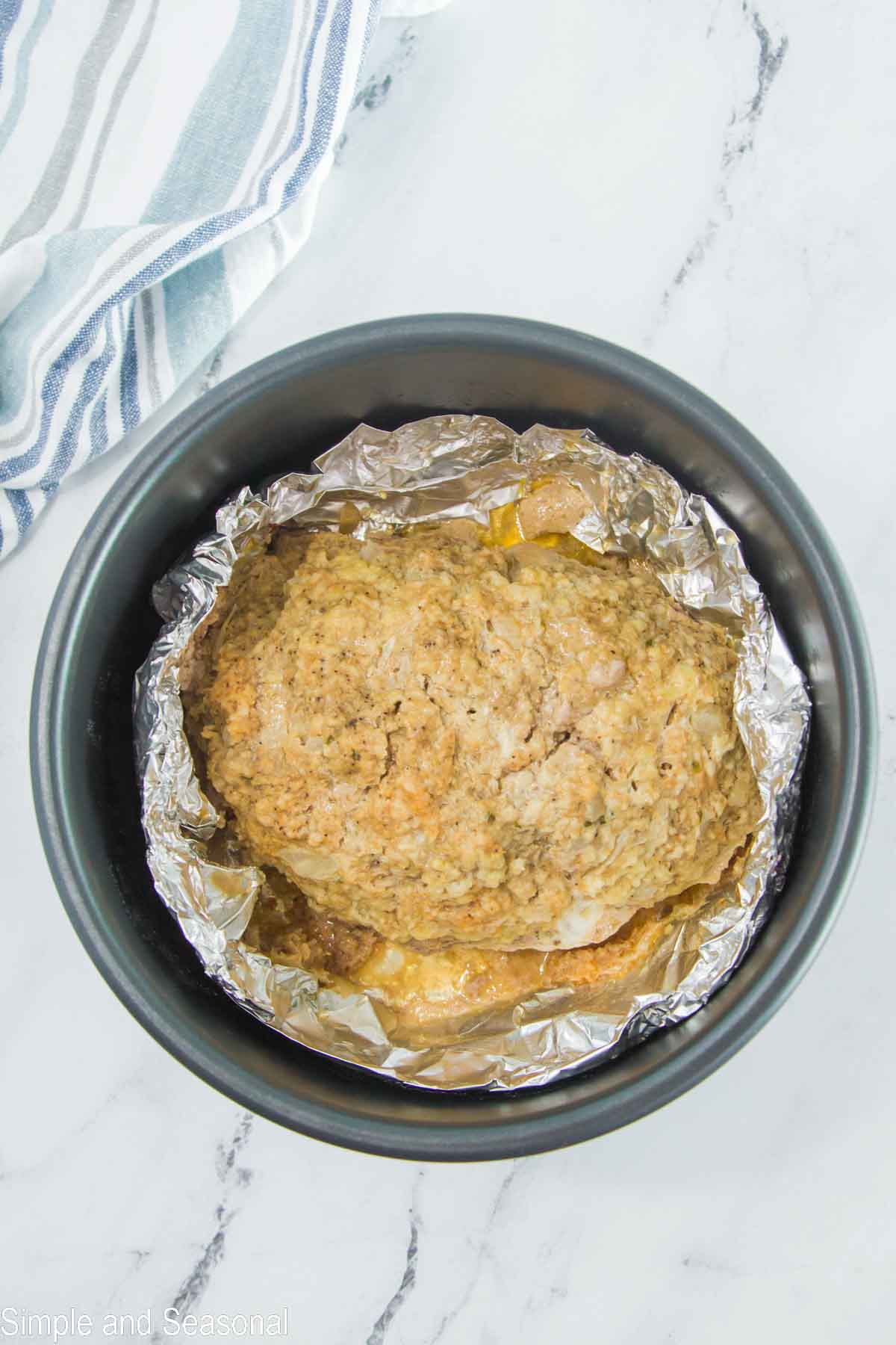 Crockpot Express Meatloaf Simple and Seasonal
