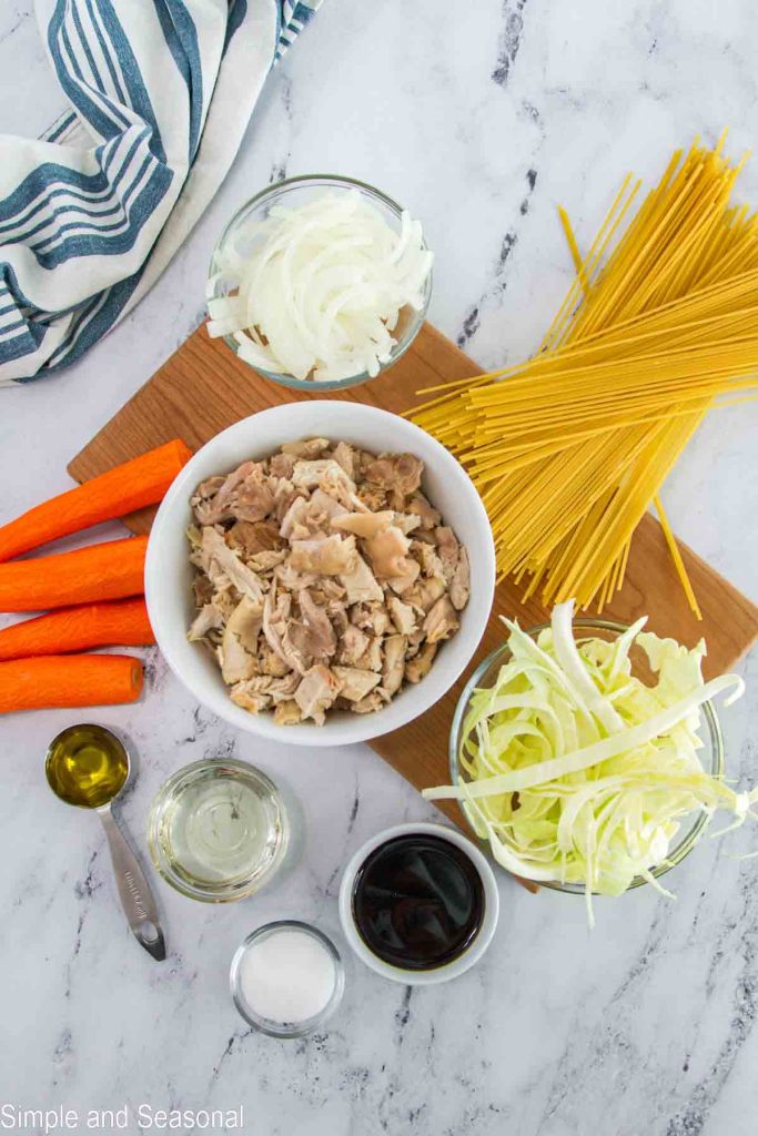 ingredients for chicken lo mein