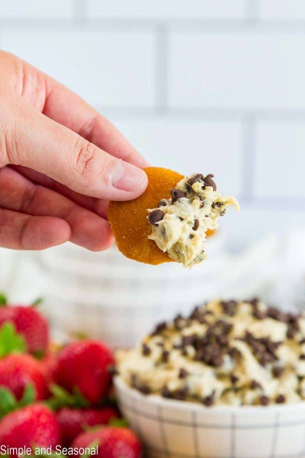 Chocolate Chip Dip Simple and Seasonal