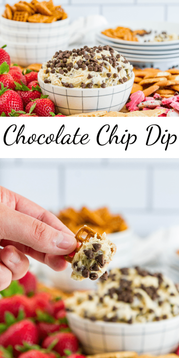 This creamy and delicious Chocolate Chip Dip recipe (sometimes called Booty Dip) is the perfect addition to any party or get-together. via @nmburk