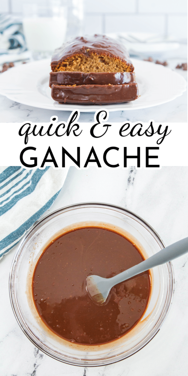 Two delicious ingredients and 5 minutes are all you need to take dessert to the next level with this easy chocolate ganache!  via @nmburk