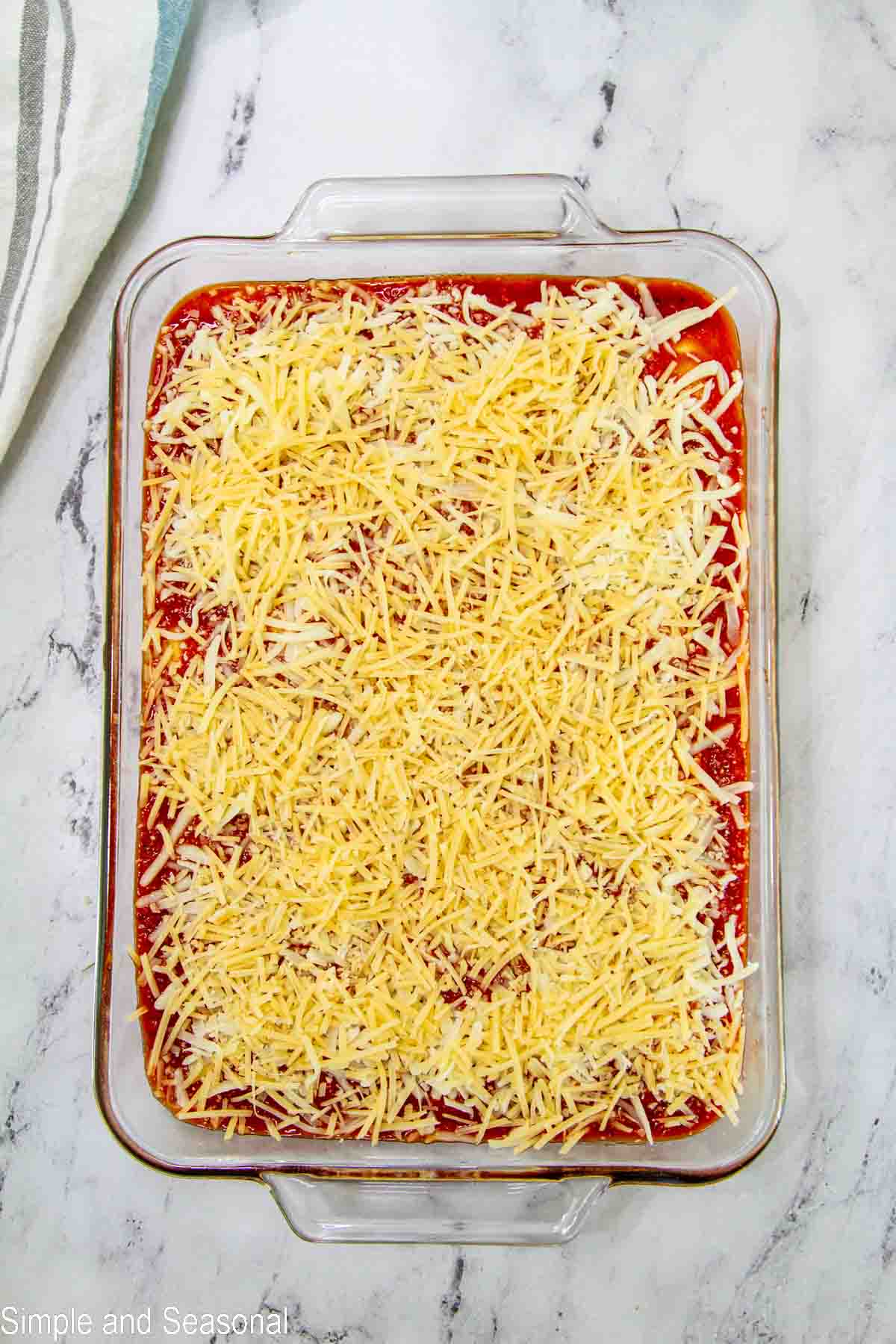 Frozen Ravioli Lasagna - Simple and Seasonal