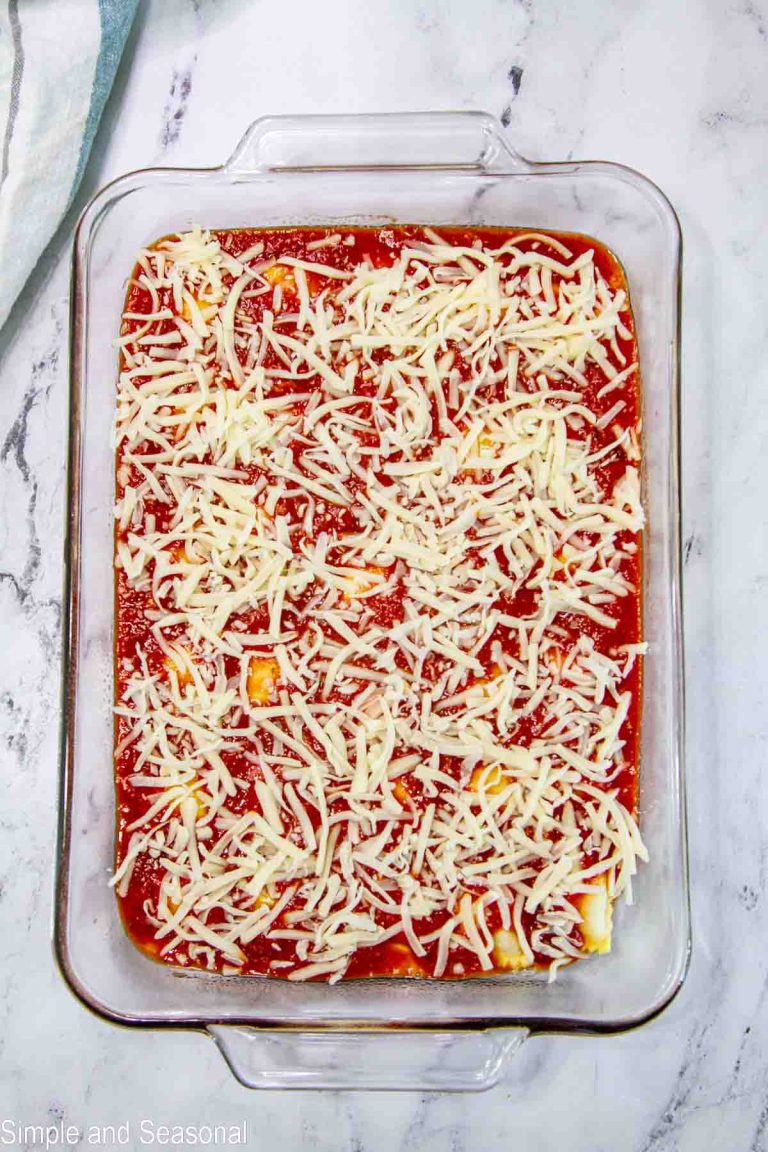 Frozen Ravioli Lasagna - Simple and Seasonal