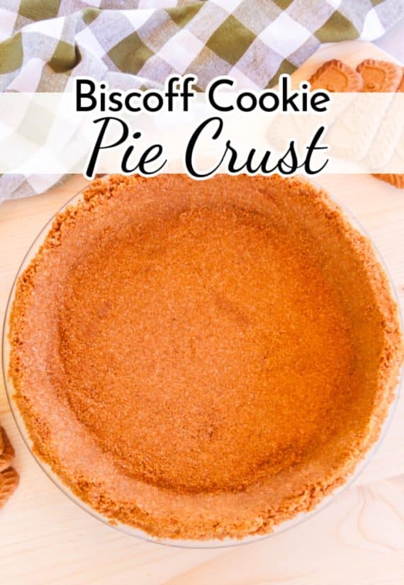 Biscoff Cookie Crust - Simple and Seasonal