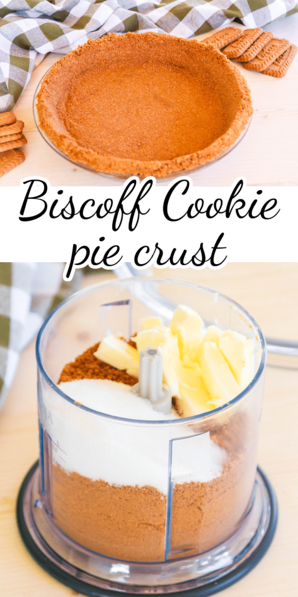 Infuse your pies with the warm, caramelized, and slightly spiced notes of Biscoff cookies with this no bake Biscoff Cookie Crust! via @nmburk