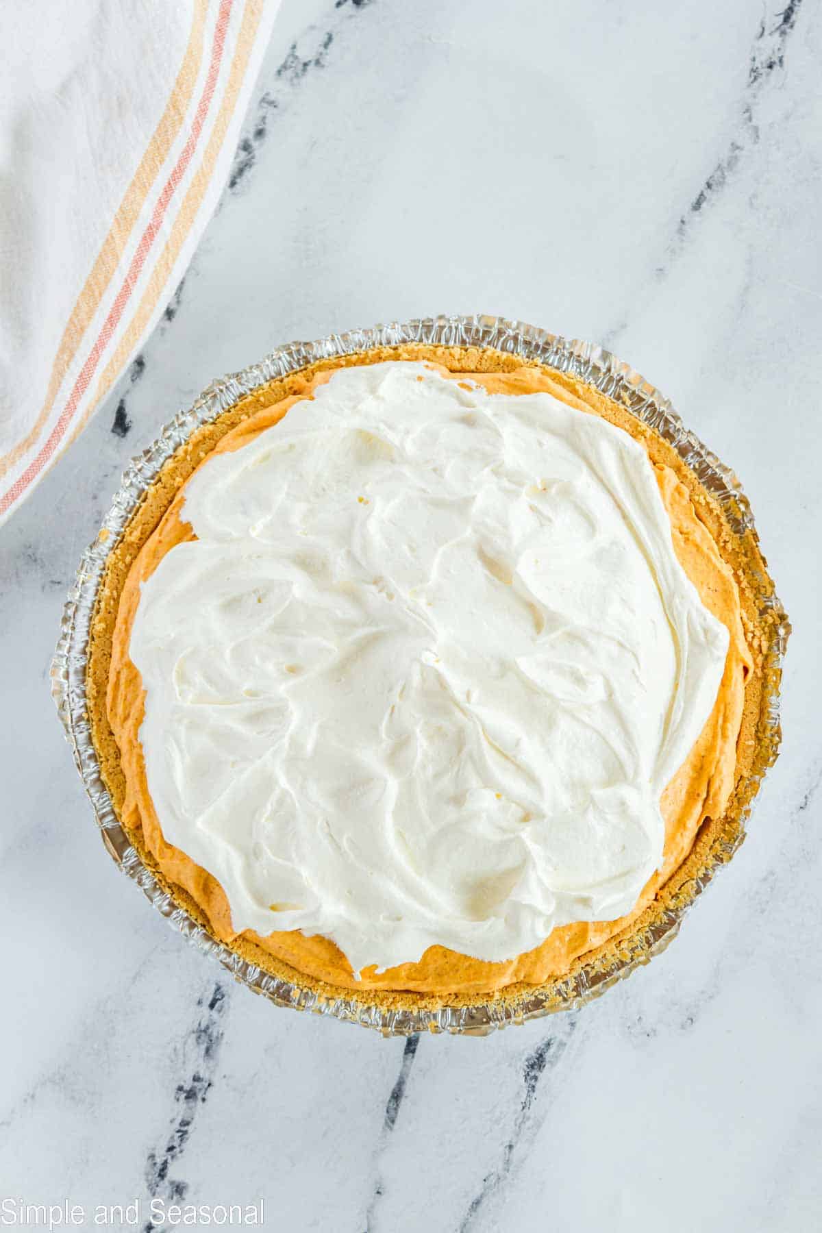 Turtle Pumpkin Pie - Simple and Seasonal