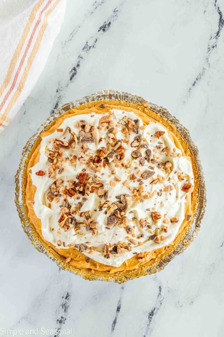 Turtle Pumpkin Pie - Simple And Seasonal