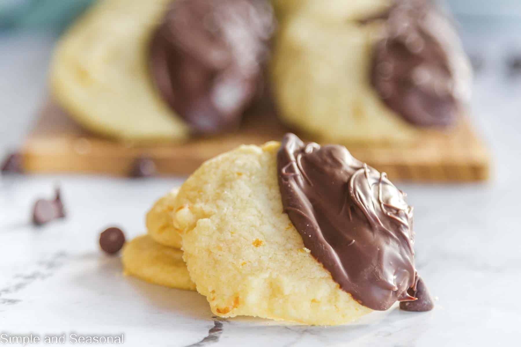 Chocolate Orange Cookies - Simple and Seasonal