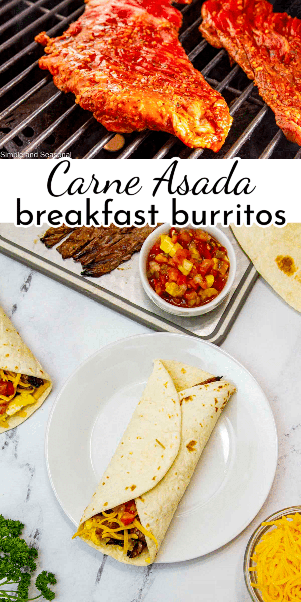 Kick off your morning with a hearty carne asada breakfast burrito! Juicy marinated beef, scrambled eggs, cheese and fresh salsa all tucked into a warm tortilla—it’s breakfast done right. via @nmburk