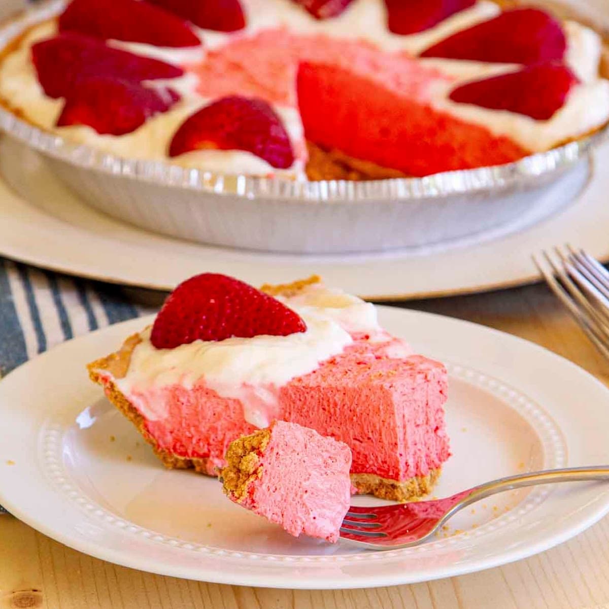 Kool-Aid Pie: easy no bake recipe - Simple and Seasonal