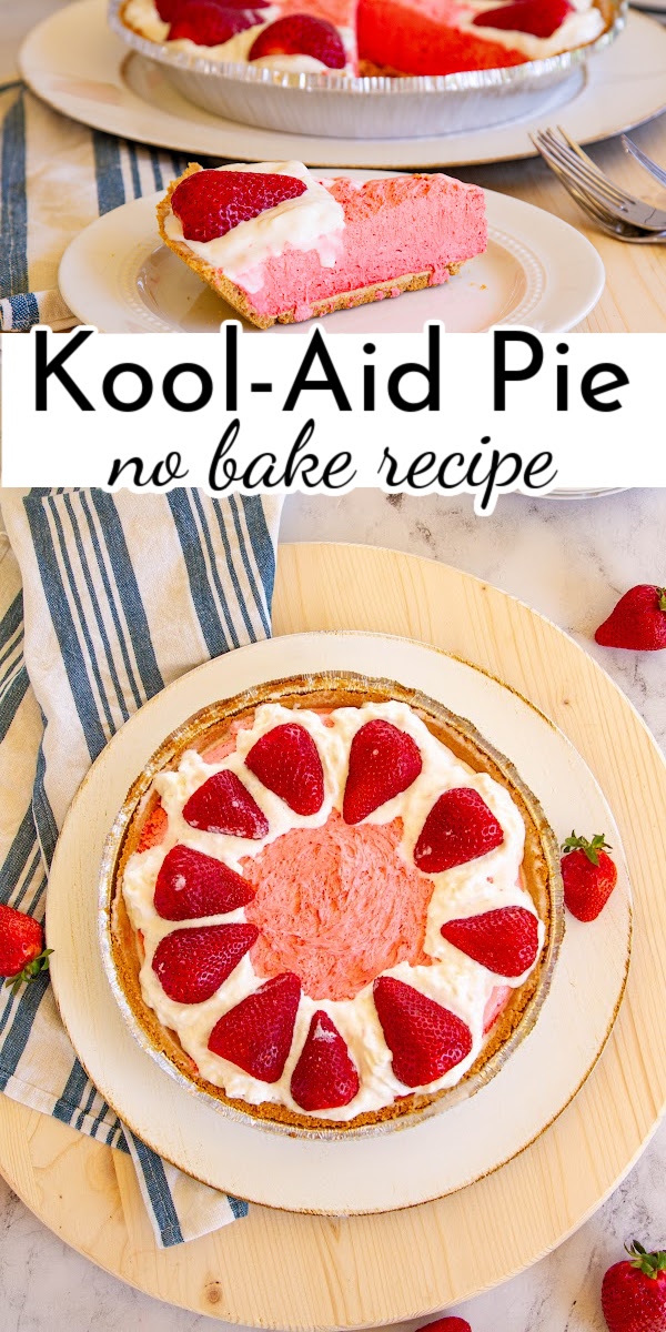 Beat the heat with this refreshing Kool-Aid Pie—a creamy, no-bake dessert bursting with fruity flavor. It's the perfect sweet treat for lazy summer days! via @nmburk