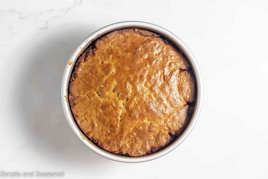 baked pecan upside down cake
