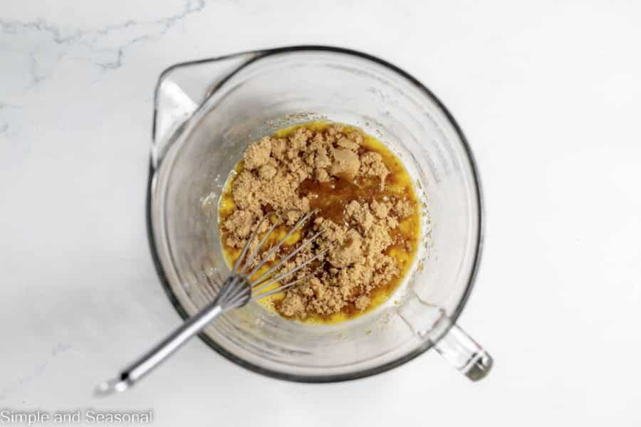 sugar added to eggs